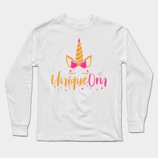 Unique Unicorn Butterfly Long Sleeve T-Shirt